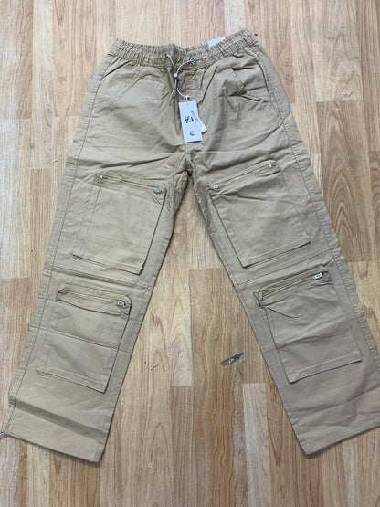 M&H Cargo Brown  Colour Six Pocket Straight Fit H9058