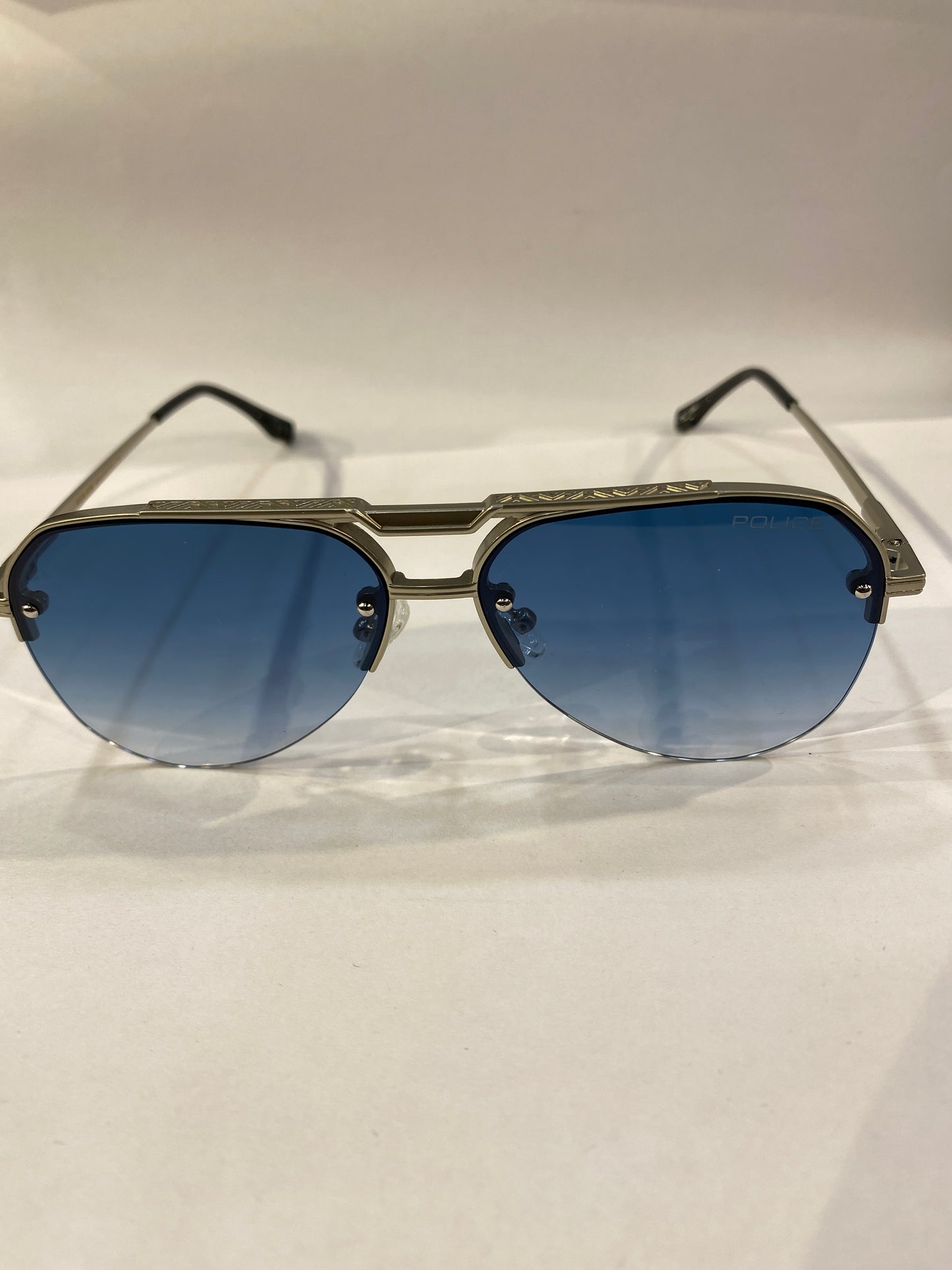 LOP Matte Silver Frame Blue   Shade Unisex Sunglass Sun 099