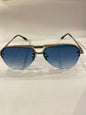 LOP Matte Silver Frame Blue   Shade Unisex Sunglass Sun 099