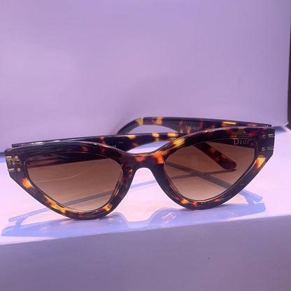 Oid Leopard Frame Brown Shade Unisex Sunglasses D28 52 17 142