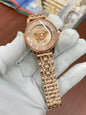REV VER Copper Chain Copper Dial Ladies Watch 988312