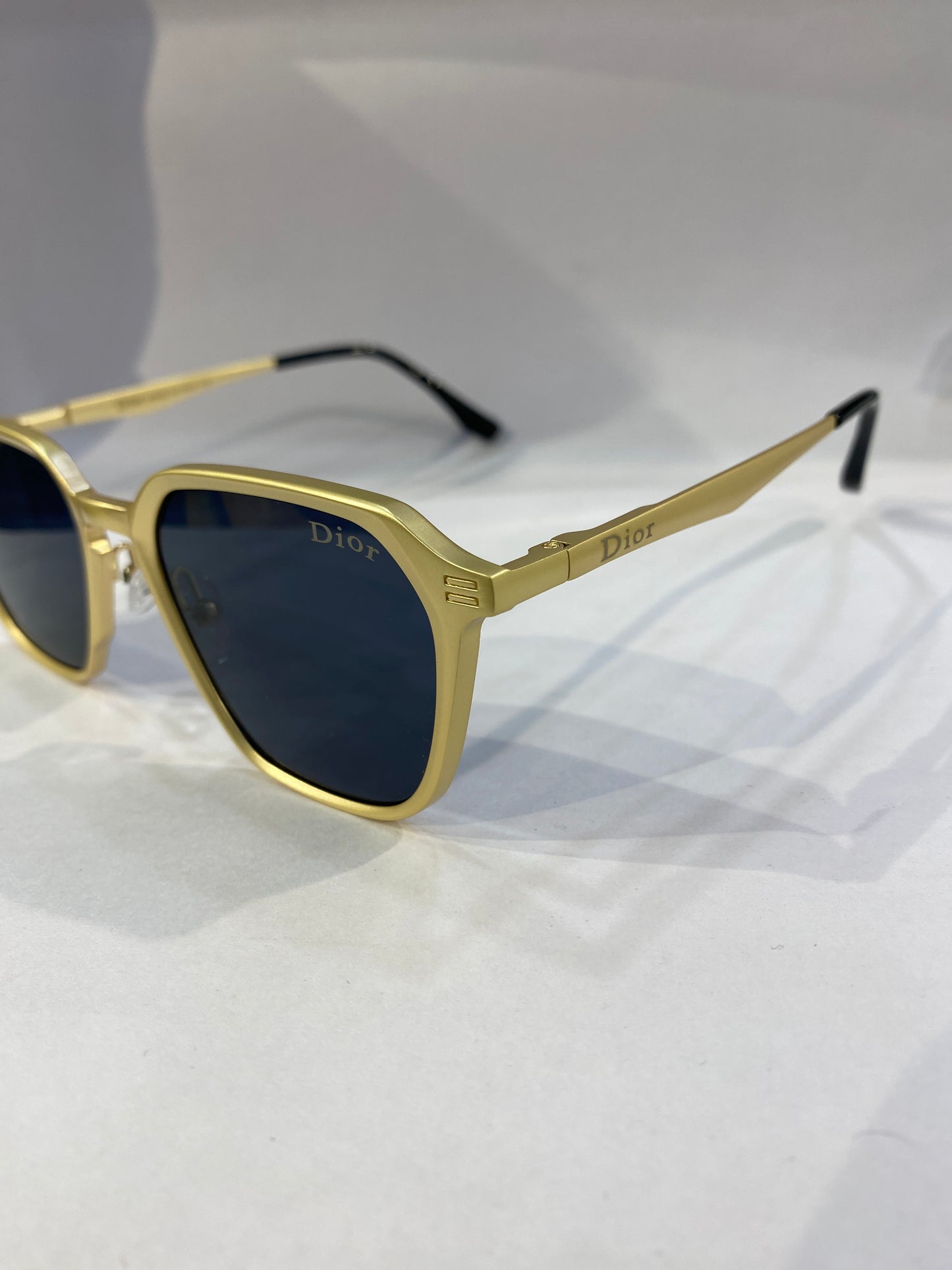 OID Matte Golden Frame Black Shade Unisex Sunglass MJ 502 50 20 143 C3
