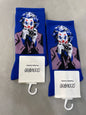Scenario Blue Colour Joker Print Premium Quality Full Socks 991177