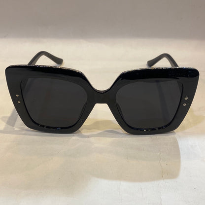 MIJ Black Frame Black Shade Sunglasses D2845 C1 57 22 141