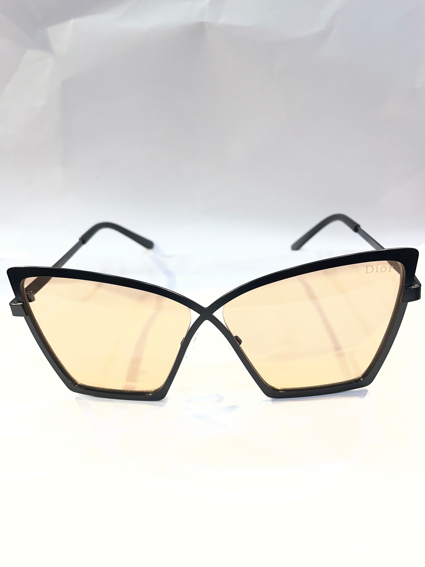 OID DIO Black Frame Brown  Shade Unisex Sunglasses SUN266