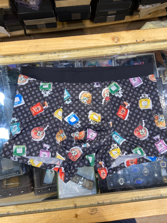 CHANEE Black Multi Perfume Printed Premium Quality Imported Men’s Trunk 989256