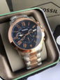 Sof Silver Copper Chain Black Copper Dial chronograph Men Watch 500952