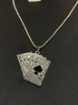 Silver Diamond Pendant 987325