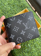 UOL LOU Black Grey Monogram Imported Men’s Wallet 989562