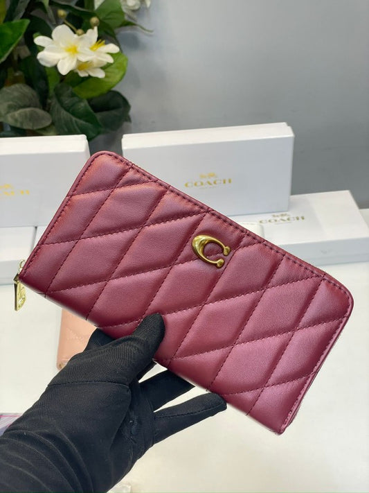Aoc Multi Colour Zipper Ladies Clutch 90053