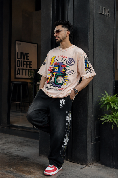 Urban Graffiti Oversized Tee