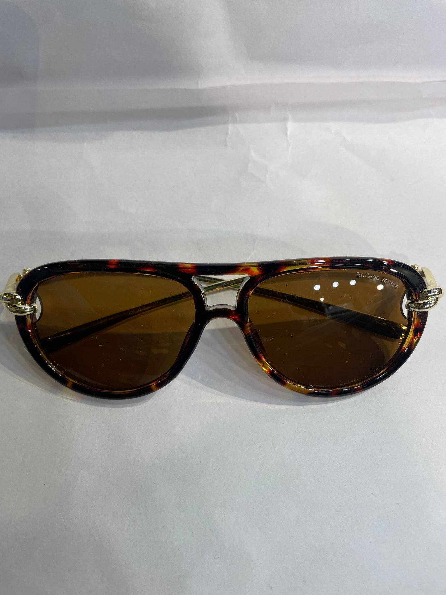 TOB BOT Leopard Frame  Golden Stick Brown Shade Unisex Sunglasses SUN242