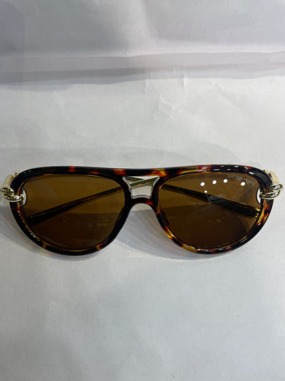 TOB BOT Leopard Frame  Golden Stick Brown Shade Unisex Sunglasses SUN242