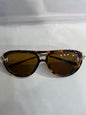 TOB BOT Leopard Frame  Golden Stick Brown Shade Unisex Sunglasses SUN242