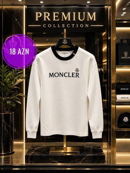 ORIGINAL DESIGN White Colour MONCLER Print Premium Quality SweatShirt Y269-A