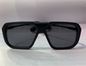 SOM Matt Black Frame Trancy Black Shade Black Stick Unisex Sunglasses ML-98173 55 15 143 C4