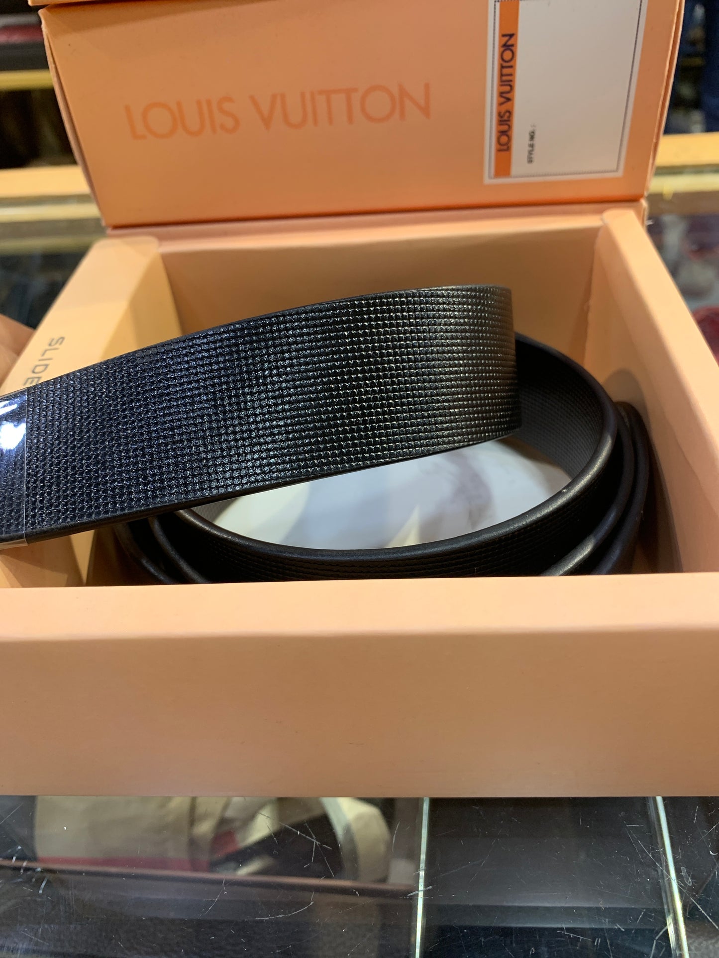 UOL LOU Golden Buckle Black Brown Double Side Strap Unisex Belt 989889