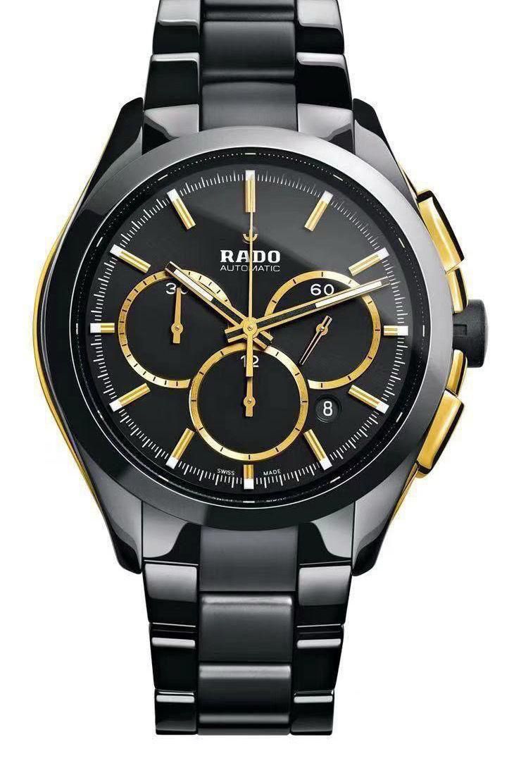 Dar Black Chain Ceramic Gold Dial Men’s Watch 901196