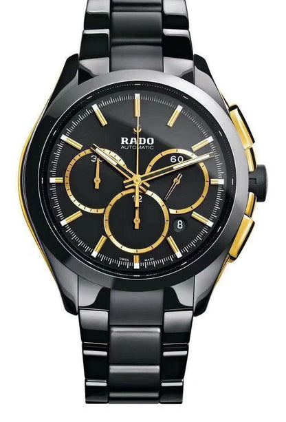 Dar Black Chain Ceramic Gold Dial Men’s Watch 901196