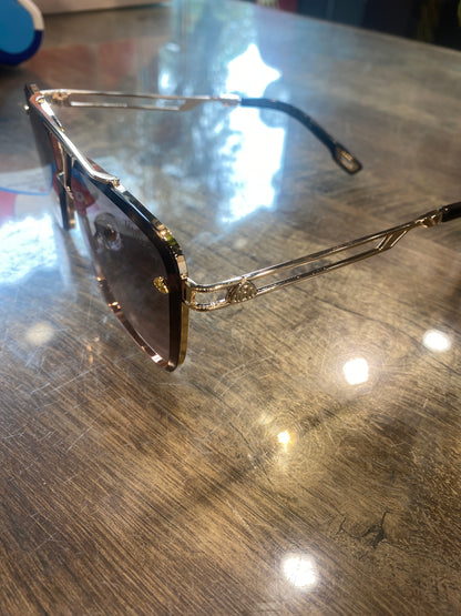 YAM Copper Frame Trancy Multi Shade Unisex Sunglass 58372 62 16 146 C4