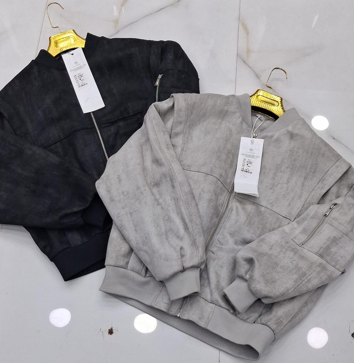 FENGCHAO Faded Grey Colour Premium Quality Unisex Imported Jacket