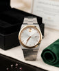 VOM MOV Silver Chain Copper Ring White Dial Premium Men’s Watch 991443