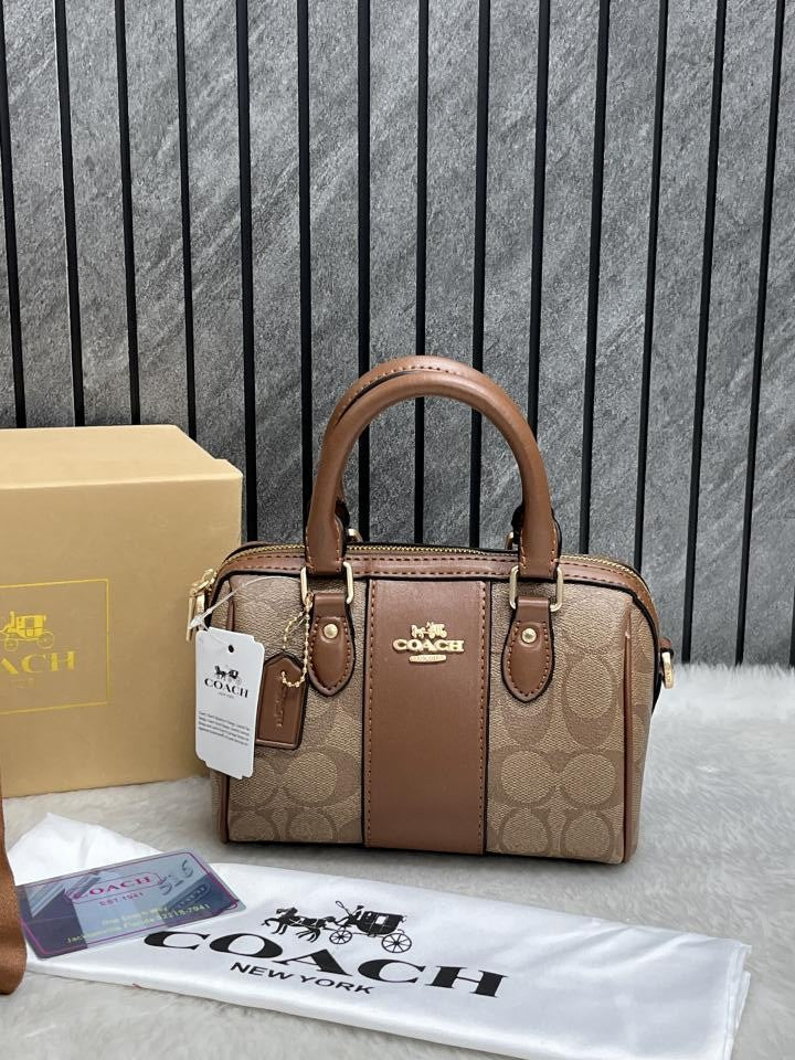 Aoc Multi Colour Small Speedy Ladies Hand Bag 889#