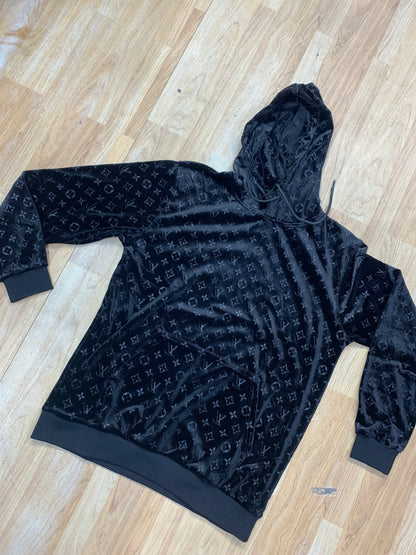 OUL Hoodie Black OUL Monogram B254