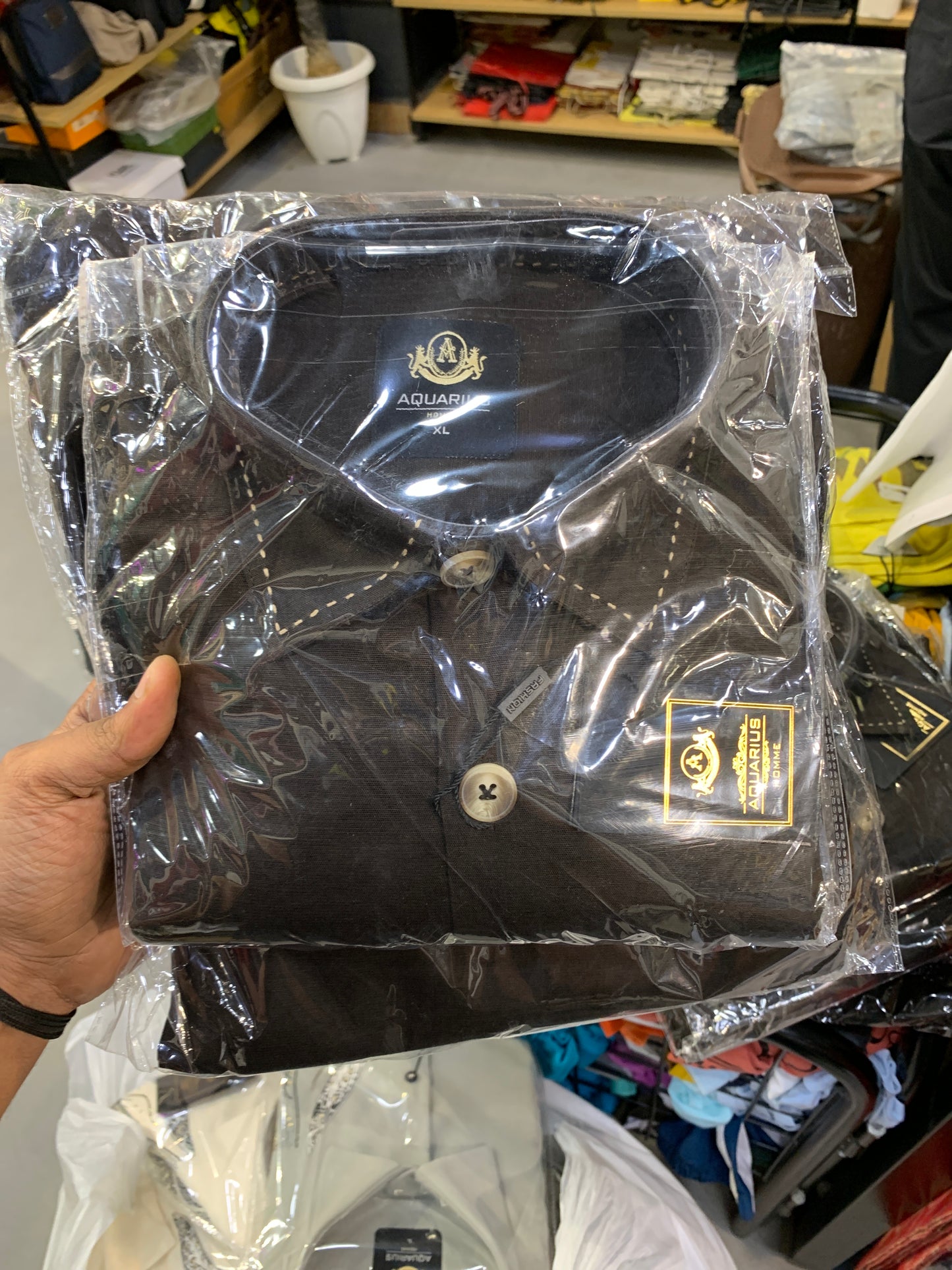 AQUARIUS Brown Colour Two Pocket Shirt With Lower Premium Quality Men’s Coord Set 807639
