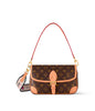 UOL LOU Brown Beige Colour VL Print Premium Quality Ladies Sling Bag 9004