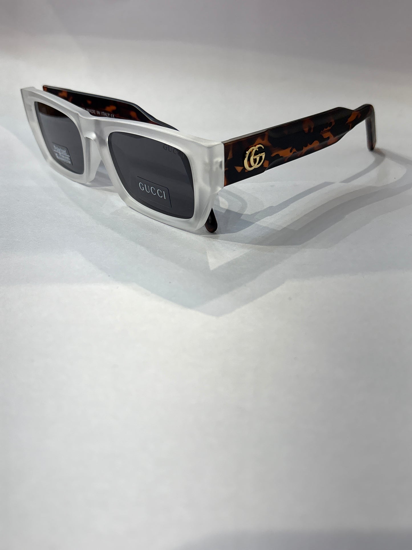 Cug Transi Frame Matte Leopard Frame Black Shade Unisex Sunglass 77305320144C4 ￼