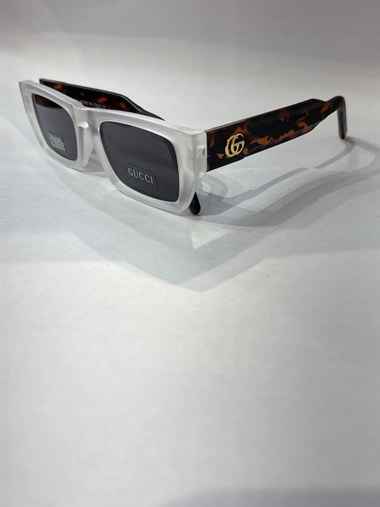 Cug Transi Frame Matte Leopard Frame Black Shade Unisex Sunglass 77305320144C4 ￼