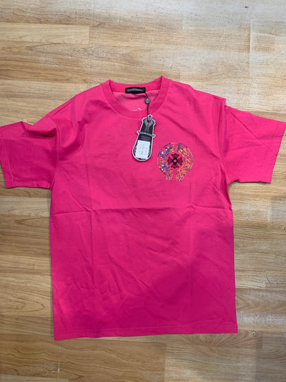 RHC Pink Tshirt Regular Fit Stone Back Print 25112
