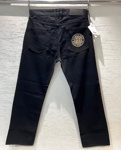 LAB Black Colour Premium Quality Straight Fit jeans 24803