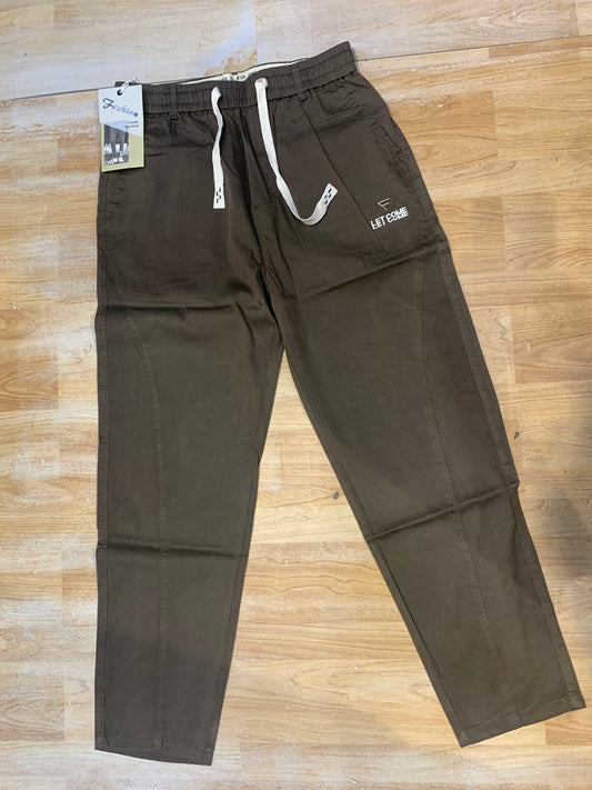 Fashion Life Brown Lower Regular Fit Unisex 3318