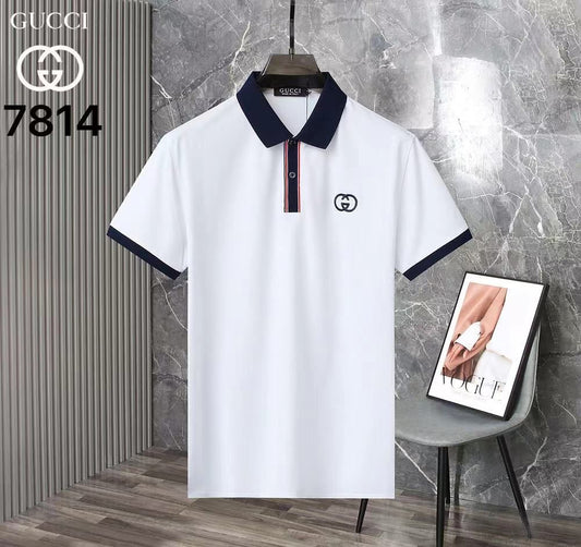 CUG White Tshirt With Front Logo Premium Quality Tshirt 7814