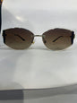 LEC Frameless Brown Shade Golden Stick Unisex Sunglasses 68084 54 18 142