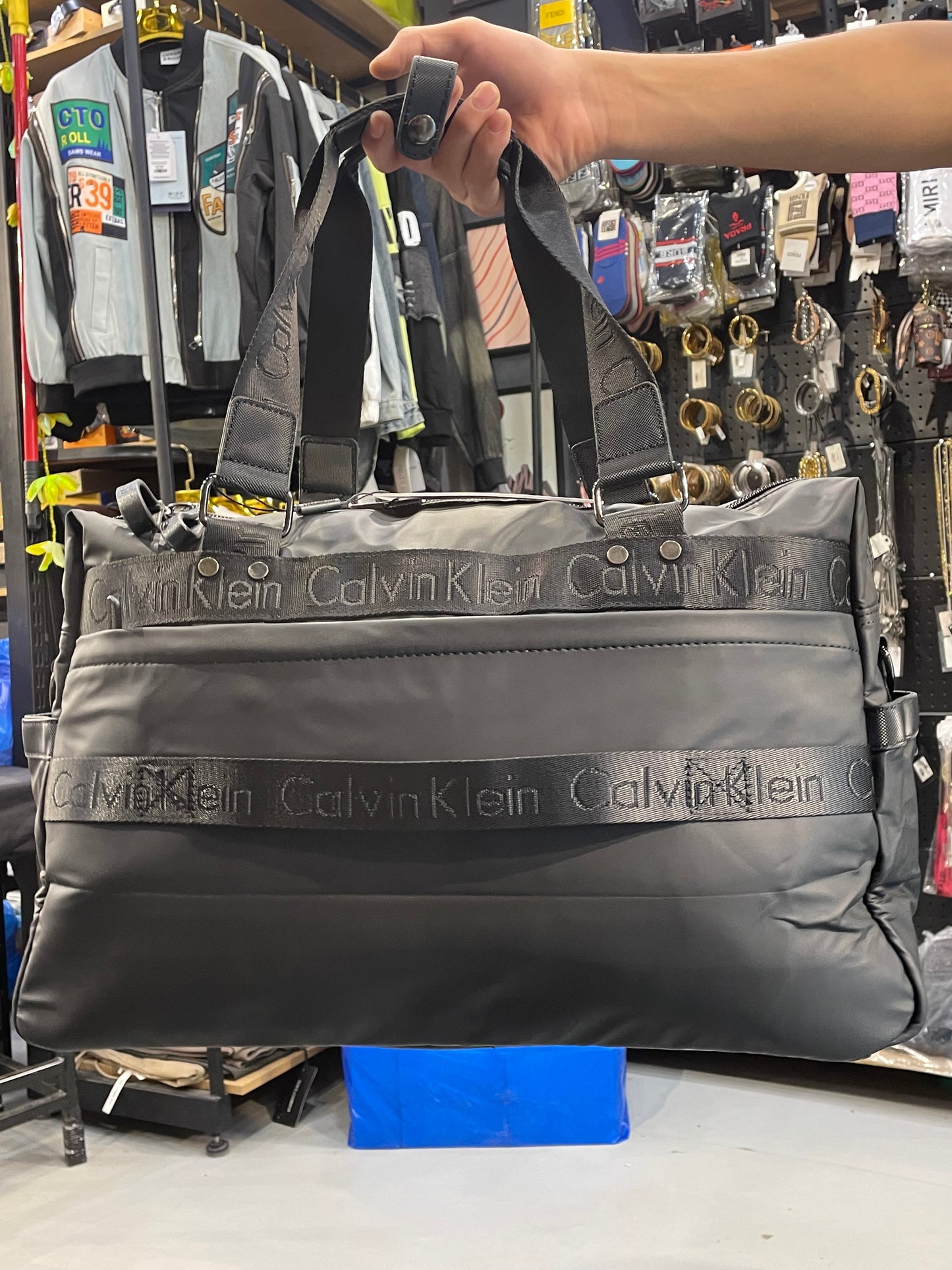 Lac Kc Black Colour Imported Premium Quality Duffle Bag K20813