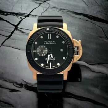 NAP Black Strap Black Dial Black Copper Ring 987693