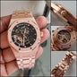 Dua Copper Colour Black Dial Automatic Men Watch 988984