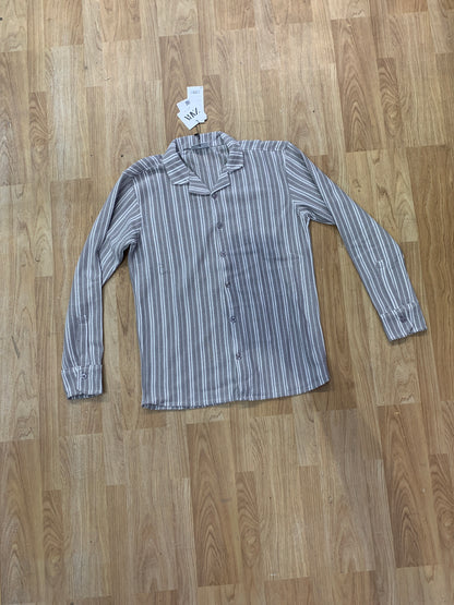 RAZ Grey White Colour With Crochet Design Premium Quality Full Sleeve Shirt 8095