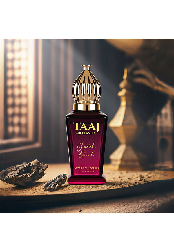 Taaj By Bella Vita Gold Oud Attar 12ml / 0.41 Fl .Oz