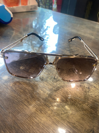 YAM Copper Frame Trancy Multi Shade Unisex Sunglass 58372 62 16 146 C4