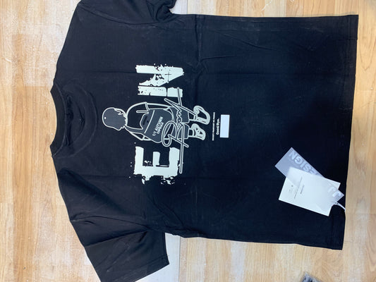 AUTUMN CAPSULE Black Colour Back Printed Unisex Oversized T Shirt 1216