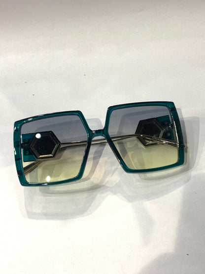 Rev Ver Dark Green Frame Green Shade Sunisex Sungless Sun043