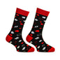 PAPA SOCKS  Black Colour With Poker Edition Premium Quality Full Unisex Socks 989940