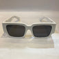 ARP White Frame Black Shade Unisex Sunglass