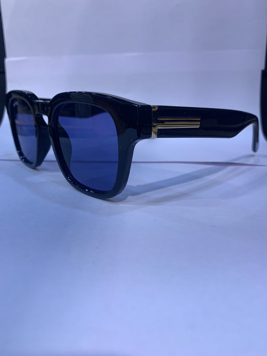 MOT Black Frame Blue Shade Unisex Sunglasses 2099 50 26 149