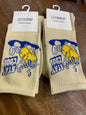 Scenario Cream Colour Stay Cool Print Premium Quality Full Socks 991205