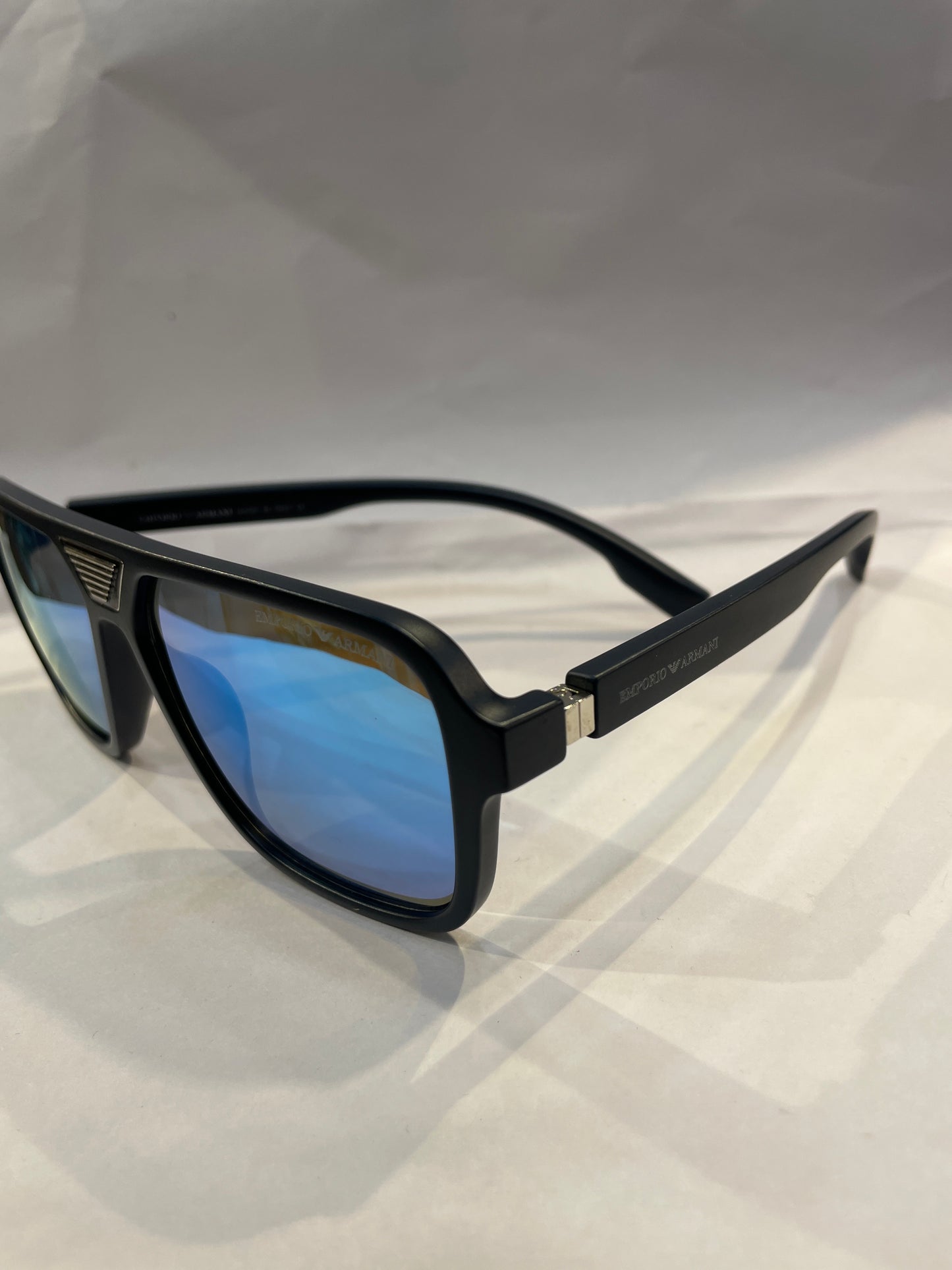MRA ARM Matte Blue Frame Blue Mercury Shade Unisex Sunglasses SUN265
